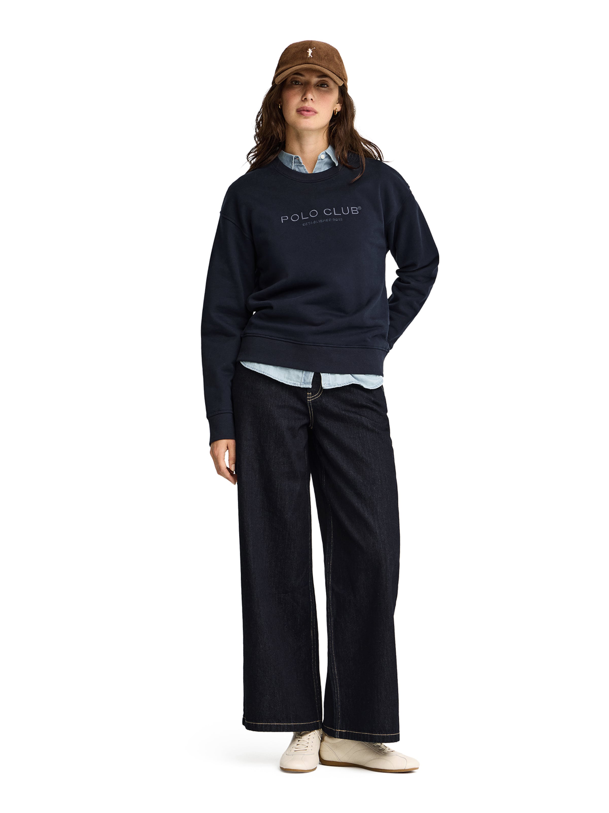 Polo Club Sweatshirt in Blau