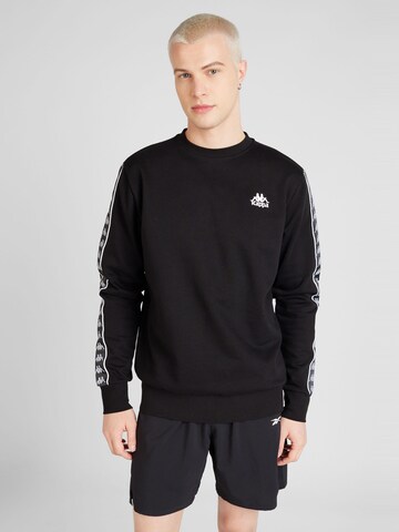 KAPPA - Sweatshirt em preto: frente