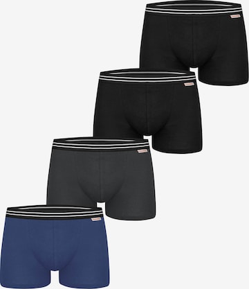 Nur Die Boxer shorts ' Cotton Stretch ' in Blue: front