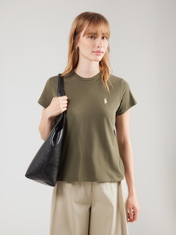 Tricou de la Polo Ralph Lauren pe verde: față
