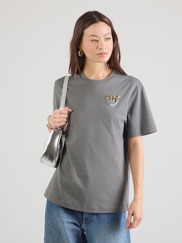 PINKO Μπλουζάκι 'STREPITOSO' σε γκρι: μπροστά