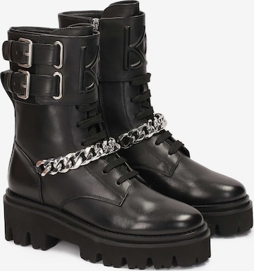 Kazar - Botines con cordones en negro