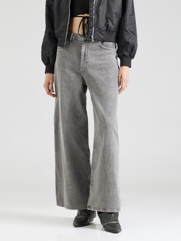 Monki - Pierna ancha Vaquero en gris: frente