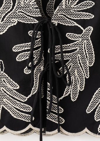 MANGO Vest 'Ginger-H' in Black