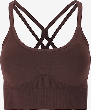 Athlecia Sports bra in Brown: front