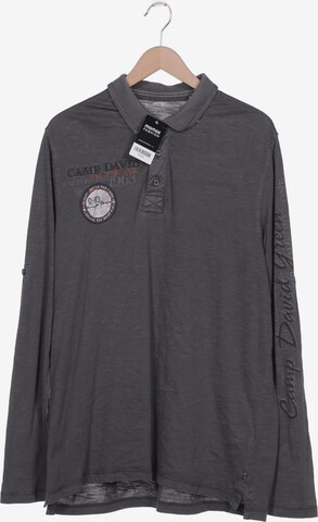 CAMP DAVID Shirt in XL in Grey: front