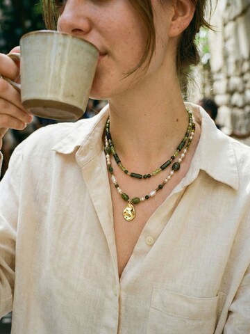 Nemomatheo Necklace 'Regenwaldgeist' in Gold