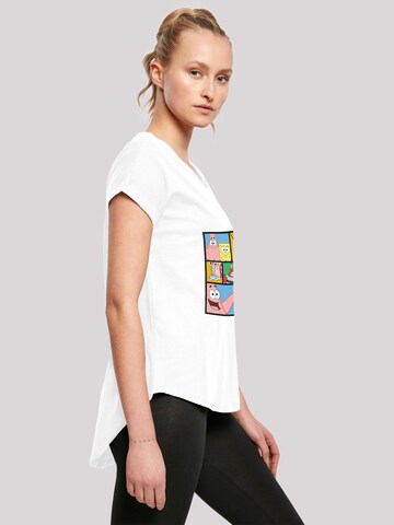 T-shirt 'Spongebob Schwammkopf' F4NT4STIC en blanc