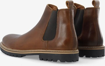 Bianco Chelsea boots in Bruin