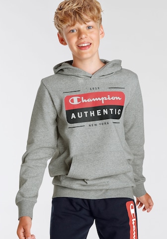 Champion Authentic Athletic Apparel Sweatshirt in Grey: front