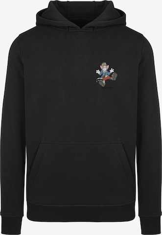 F4NT4STIC Sweatshirt 'Tom and Jerry' in Zwart: voorkant