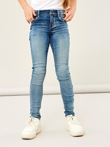 NAME IT Skinny Jeans 'Polly' in Blauw: voorkant