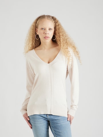 ZABAIONE - Jersey 'Me44rle' en beige: frente