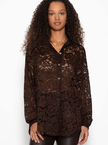 SASSYCLASSY Bluse‌‌‌‌ in Braun