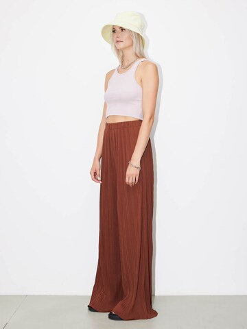 LeGer by Lena Gercke Wide leg Pants 'Darja' in Brown