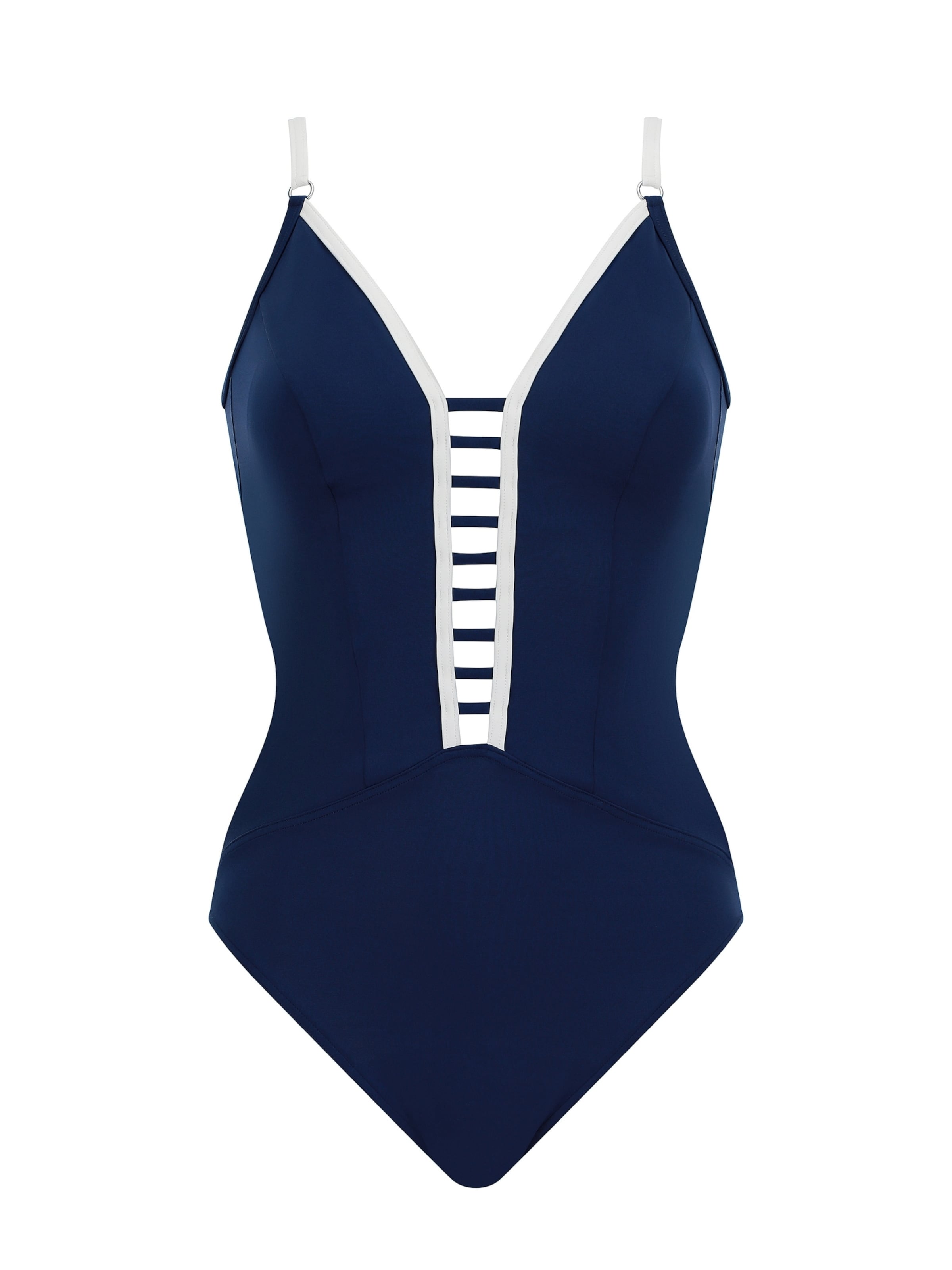 OLYMPIA Triangel Badeanzug in Blau: Vorderseite