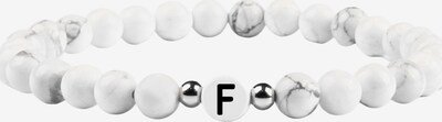 GOOD.designs Armband in schwarz / silber / weiß, Produktansicht