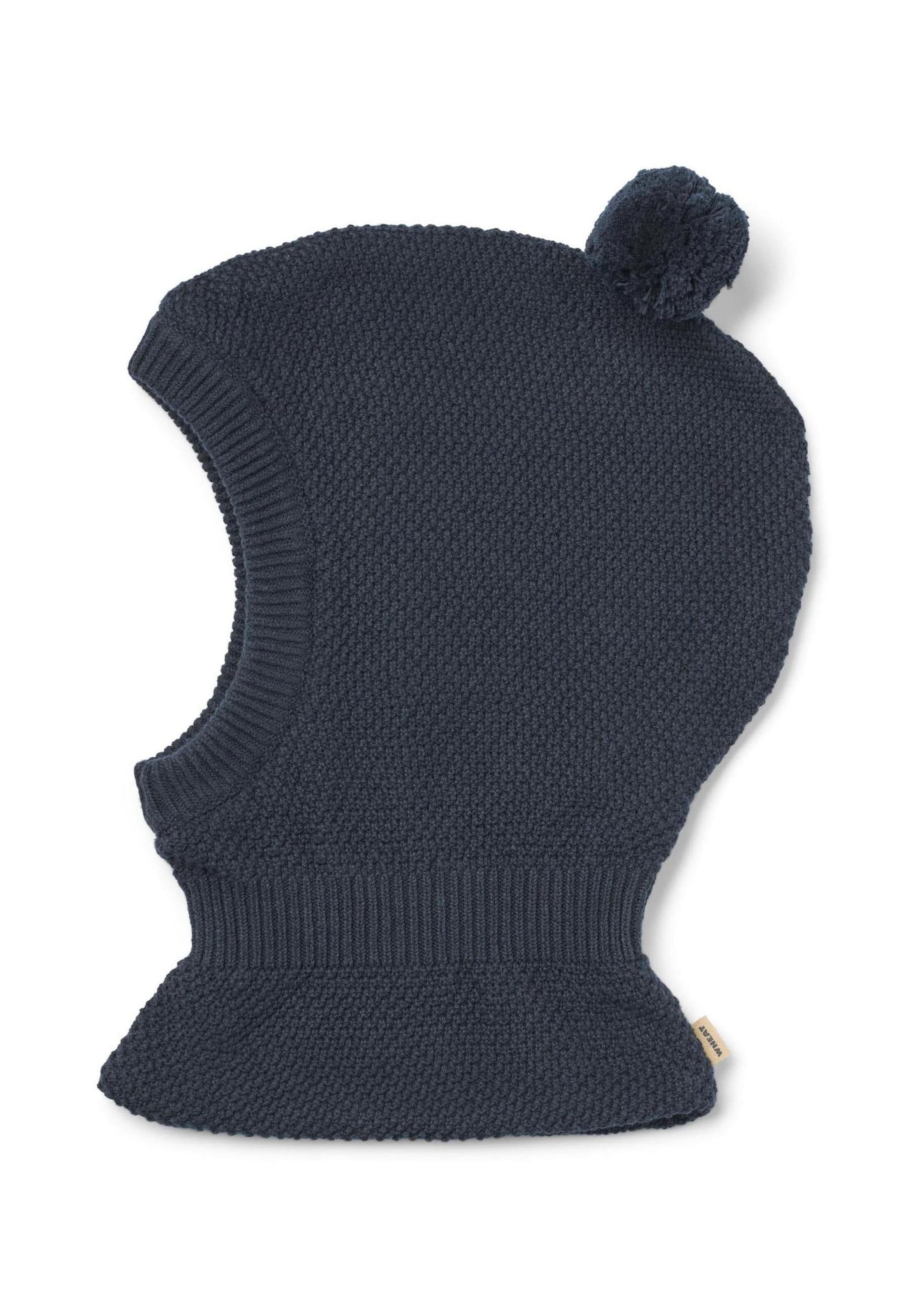 WHEAT Klobouk 'Balaclava Pomi' – modrá: přední strana