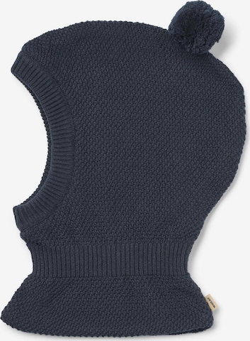 Cappello 'Balaclava Pomi' di WHEAT in blu: frontale