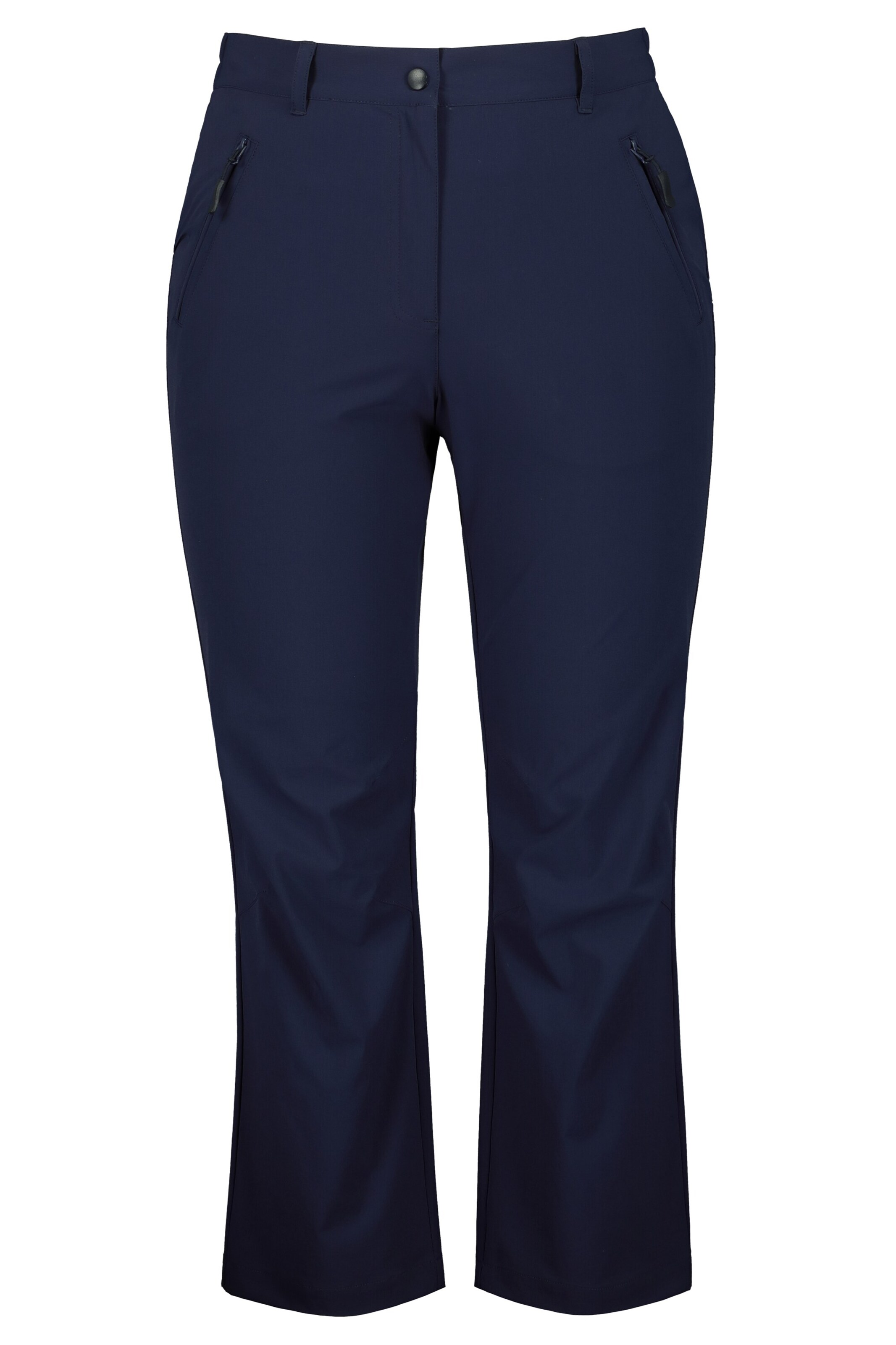 Ulla Popken Regular Trousers in Blue: front