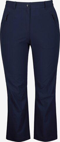 Ulla Popken Broek in Blauw: voorkant