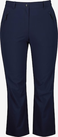 Pantalon Ulla Popken en bleu : devant