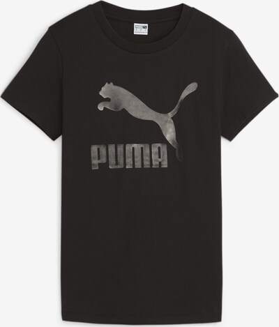 PUMA T-Shirt in silbergrau / schwarz, Produktansicht