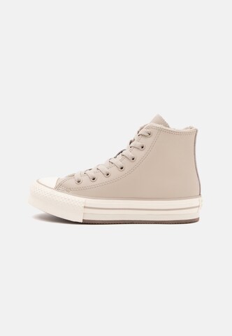 Sneaker 'CTAS' de la CONVERSE pe bej: față