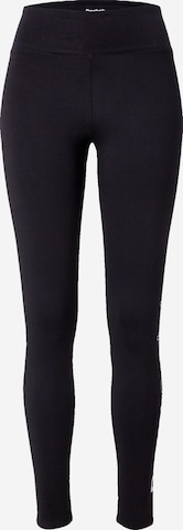 Skinny Pantalon de sport 'RIE' Reebok en noir : devant