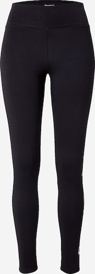 Reebok Pantalon de sport 'RIE' en noir / blanc, Vue avec produit