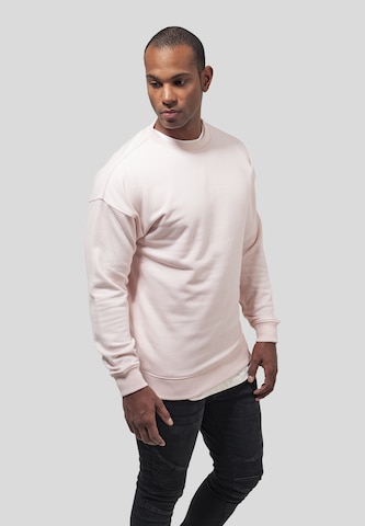 Urban Classics Sweatshirt in Pink: front