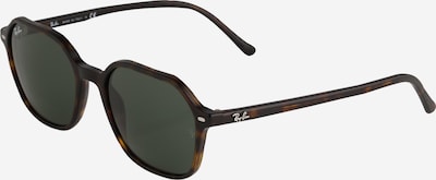 Ray-Ban Слънчеви очила 'JOHN' в ръждиво кафяво / тъмнокафяво / бяло, Преглед на продукта