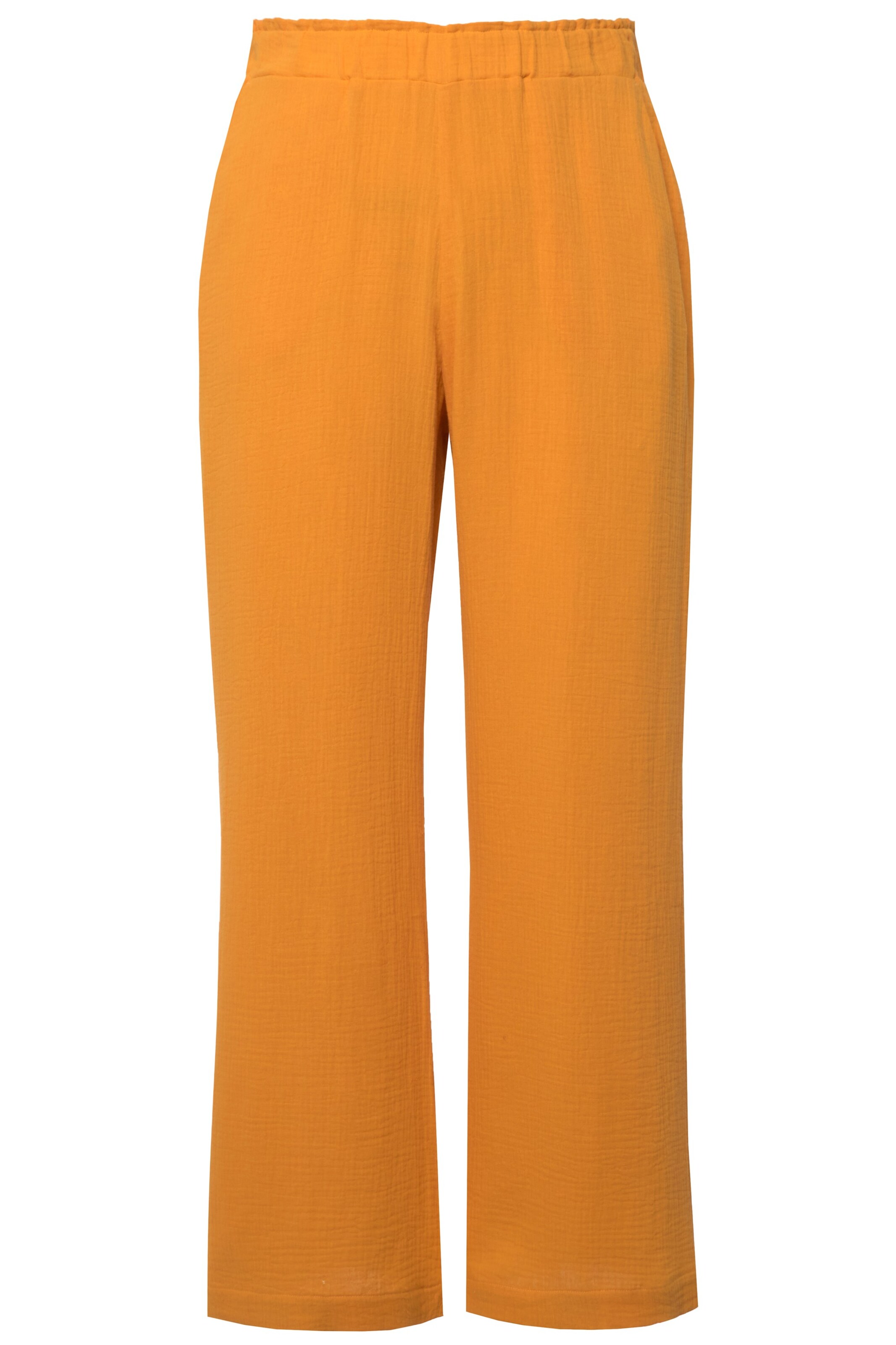 Studio Untold Wide leg Broek in Oranje: voorkant