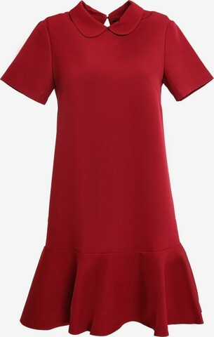 Awesome Apparel Dress in Red: front