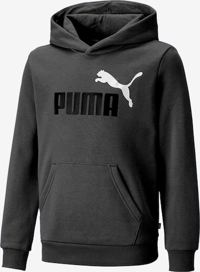 PUMA Sweatshirt in Black / mottled black / White, Item view