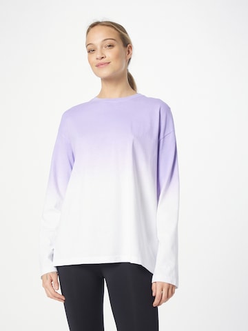 Hey Honey Funkcionalna majica 'Tie Dye' | vijolična barva: sprednja stran