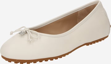 Lauren Ralph Lauren Ballerina 'JAYNA' in Wit: voorkant