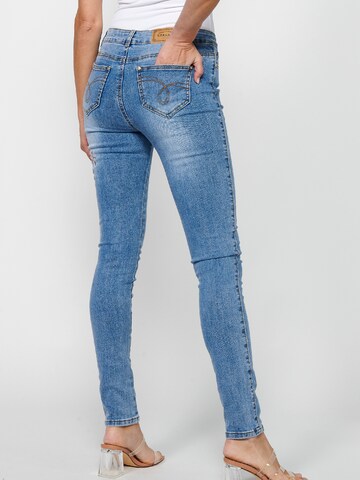 KOROSHI Slimfit Jeans in Blauw