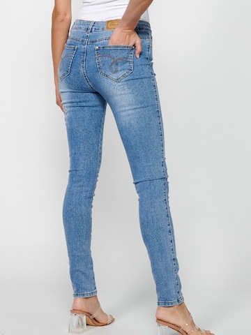 Coupe slim Jean KOROSHI en bleu