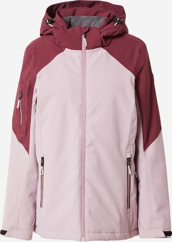 KILLTEC Outdoorjacke 'KOW' in Lila: predná strana