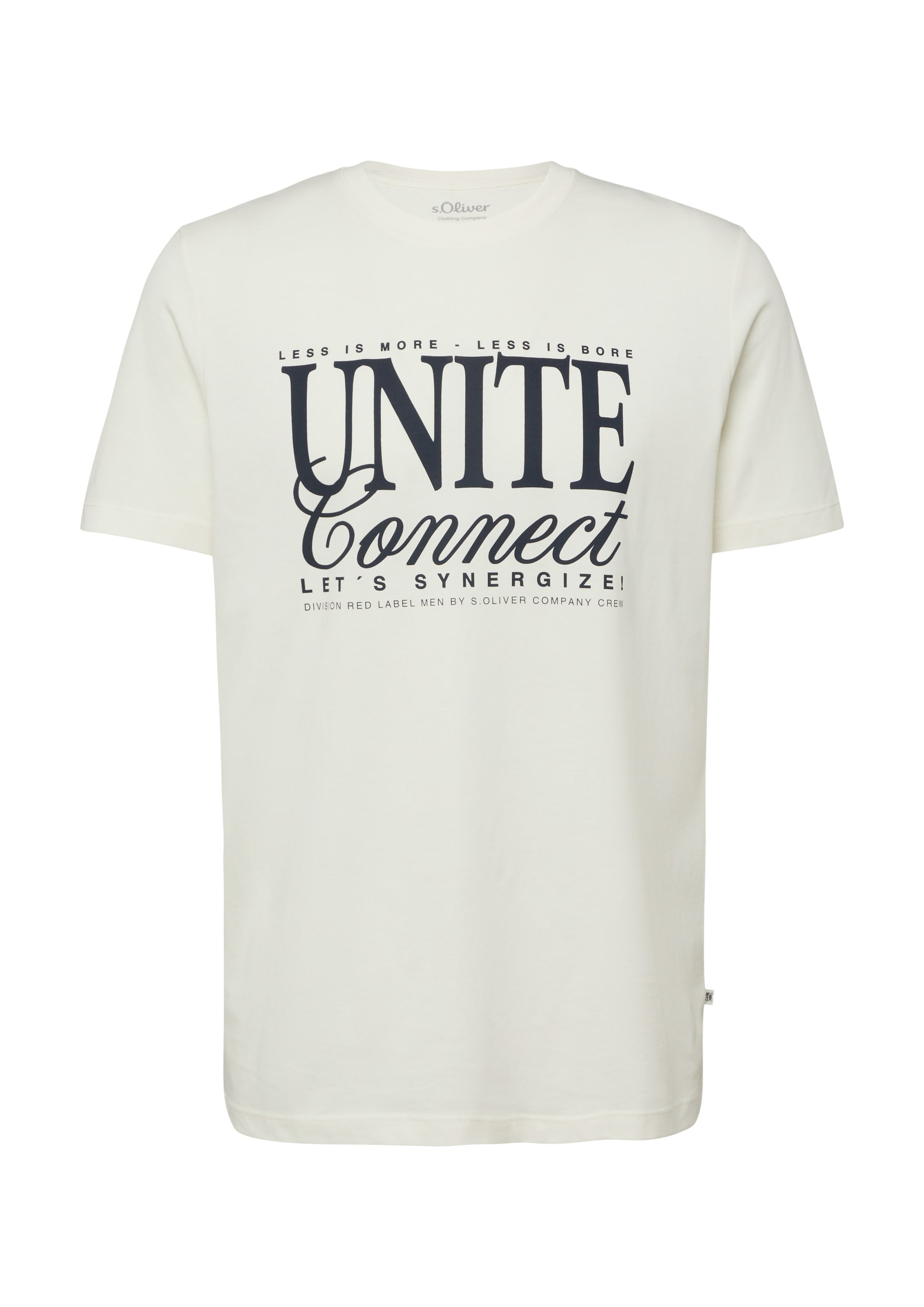 T-Shirt s.Oliver en beige : devant