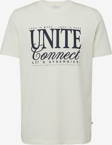 s.Oliver Shirt in Beige: front