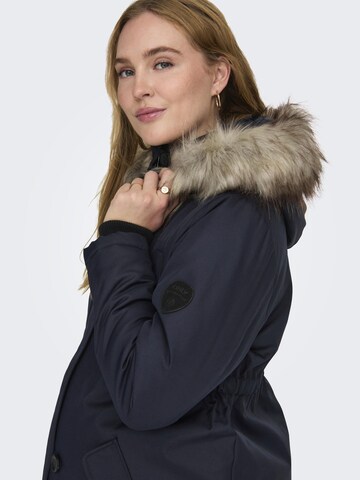 Only Maternity Winter Parka in Blue