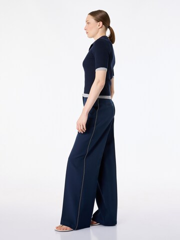 Koton Wide Leg Hose in Blau
