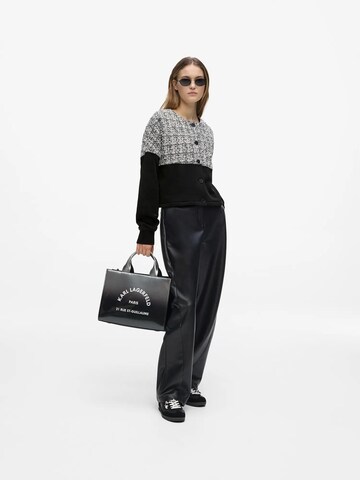 Karl Lagerfeld Kardigán - Čierna