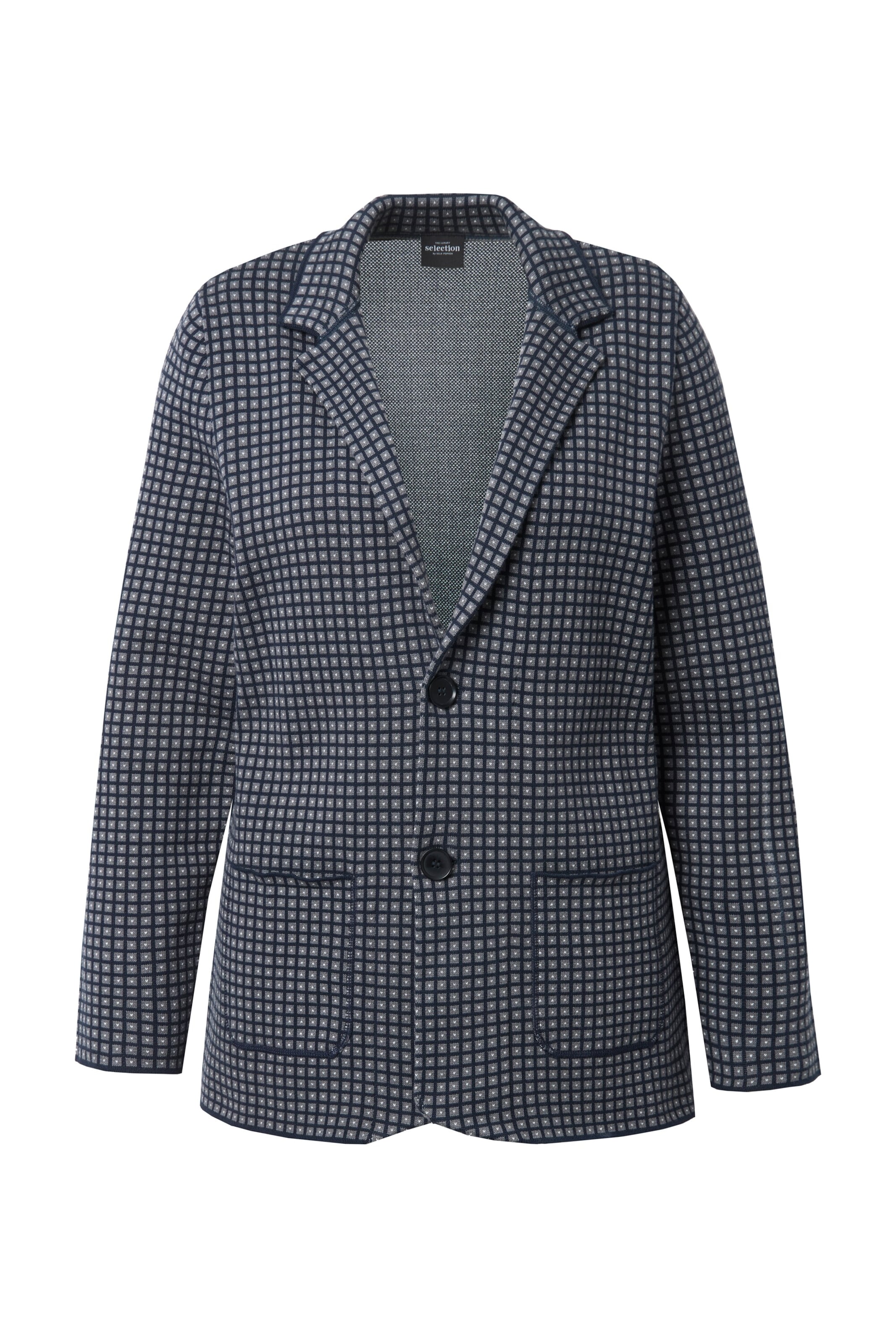 Ulla Popken Blazer in Grey: front