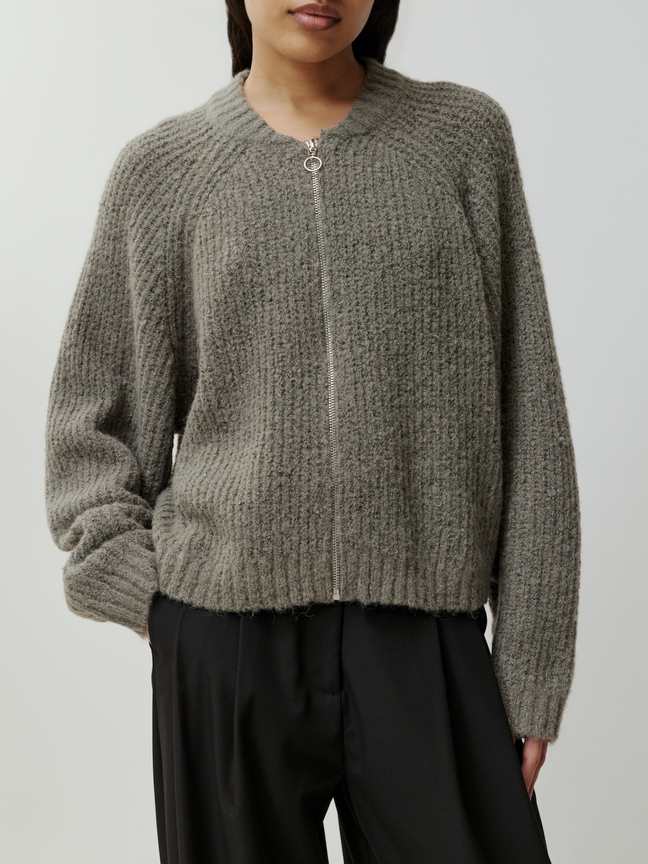 EDITED Produkte Strickjacke 'Rani' khaki