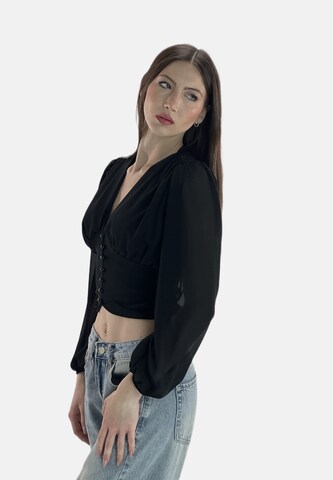 Elara Bluse in Schwarz