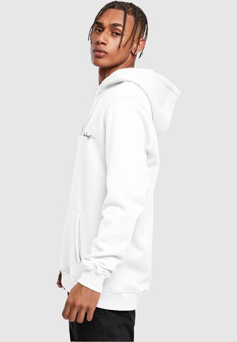 Merchcode Sweatshirt 'Be Happy' in White