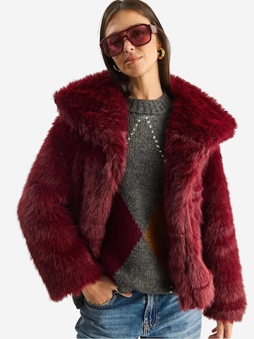Bianco Lucci Wintermantel in Rood